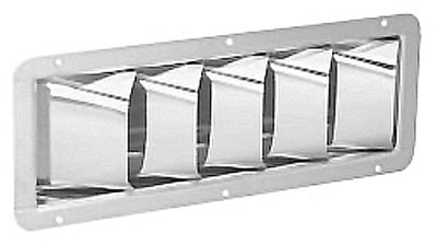 5 Louvered Stainless Steel Vent